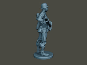 german soldier ww2 stand guard g4 Modelo de Impressão 3D