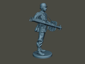 german soldier ww2 stand guard g4 Modelo de Impressão 3D