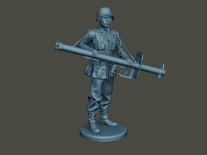 german soldier ww2 stand guard g4 Modelo de Impressão 3D