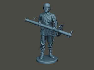 german soldier ww2 stand guard g4 Modelo de Impressão 3D