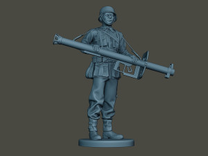 german soldier ww2 stand guard g4 Modelo de Impressão 3D