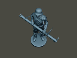 german soldier ww2 stand guard g4 Modelo de Impressão 3D