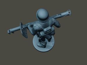 german soldier ww2 stand guard g4 Modelo de Impressão 3D