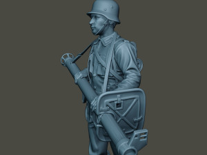 german soldier ww2 stand guard g4 Modelo de Impressão 3D