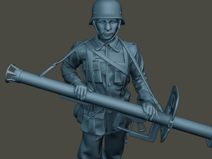 german soldier ww2 stand guard g4 Modelo de Impressão 3D