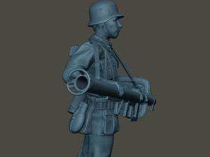 german soldier ww2 stand guard g4 Modelo de Impressão 3D
