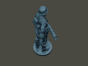 german soldier ww2 stand guard g4 Modelo de Impressão 3D