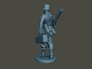 german soldier ww2 walk g4 3D Print Model
