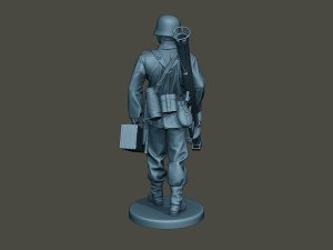 german soldier ww2 walk g4 3D Print Model