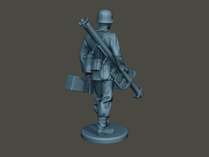 german soldier ww2 walk g4 3D Print Model