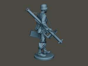 german soldier ww2 walk g4 3D Print Model