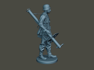 german soldier ww2 walk g4 3D Print Model