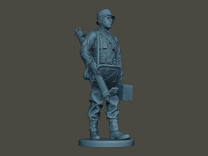 german soldier ww2 walk g4 3D Print Model