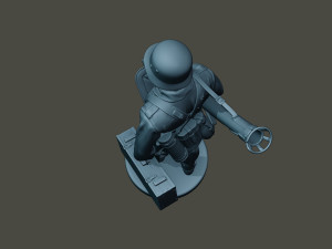 german soldier ww2 walk g4 3D Print Model