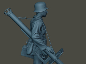 german soldier ww2 walk g4 3D Print Model
