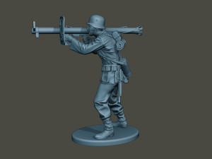 german soldier ww2 shoot stand g4 Modelo de impresión 3D