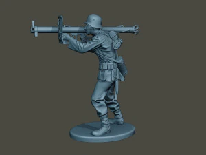 german soldier ww2 shoot stand g4 3D Print Model