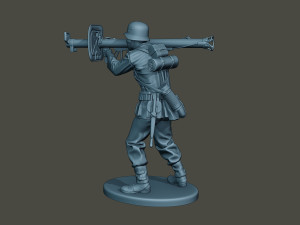 german soldier ww2 shoot stand g4 Modelo de impresión 3D