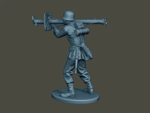 german soldier ww2 shoot stand g4 3D Print Model