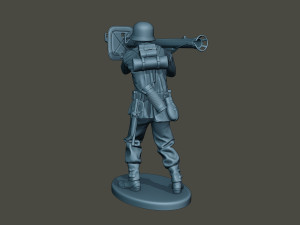 german soldier ww2 shoot stand g4 Modelo de impresión 3D
