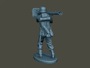 german soldier ww2 shoot stand g4 3D Print Model