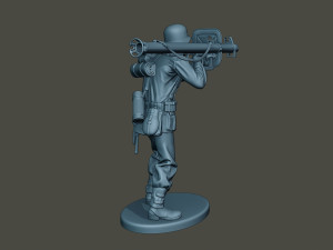 german soldier ww2 shoot stand g4 Modelo de impresión 3D