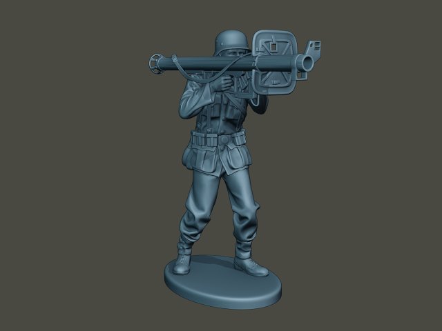 Download german soldier ww2 shoot stand g4 3D Model