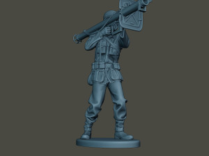 german soldier ww2 shoot stand g4 Modelo de impresión 3D