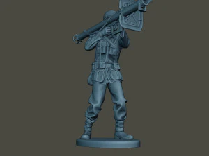german soldier ww2 shoot stand g4 3D Print Model