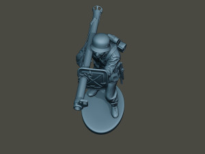 german soldier ww2 shoot stand g4 Modelo de impresión 3D