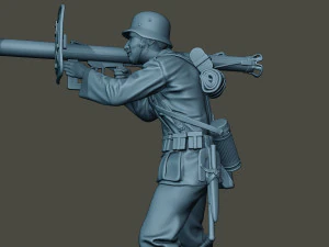 german soldier ww2 shoot stand g4 3D Print Model