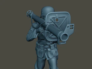 german soldier ww2 shoot stand g4 3D Print Model