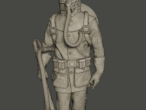 german soldier ww1 walk g5 Modelo de impresión 3D
