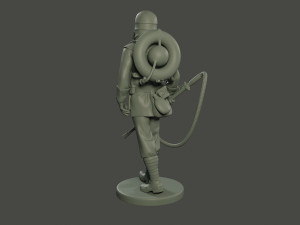 german soldier ww1 walk g5 Modelo de impresión 3D