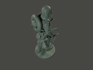 german soldier ww1 walk g5 Modelo de impresión 3D