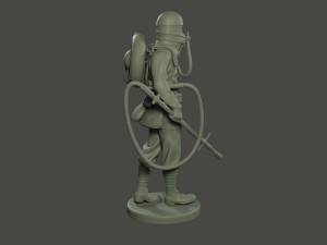 german soldier ww1 walk g5 Modelo de impresión 3D