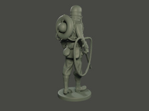 german soldier ww1 walk g5 Modelo de impresión 3D