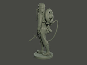 german soldier ww1 walk g5 Modelo de impresión 3D