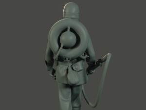 german soldier ww1 walk g5 Modelo de impresión 3D
