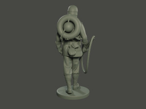 german soldier ww1 walk g5 Modelo de impresión 3D