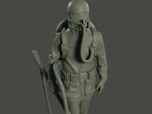 german soldier ww1 walk g5 Modelo de impresión 3D
