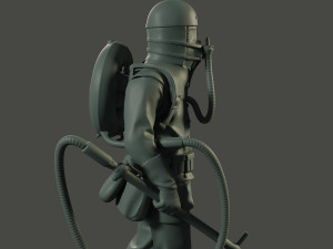 german soldier ww1 walk g5 Modelo de impresión 3D