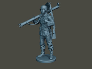 german soldier ww2 stand up g4 Modelo de Impressão 3D