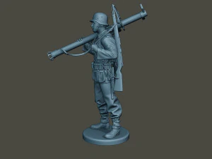 german soldier ww2 stand up g4 3D Print Model