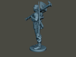 german soldier ww2 stand up g4 Modelo de Impressão 3D