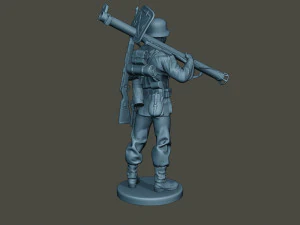 german soldier ww2 stand up g4 3D Print Model