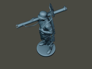 german soldier ww2 stand up g4 Modelo de Impressão 3D