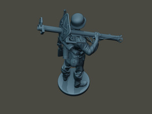 german soldier ww2 stand up g4 Modelo de Impressão 3D