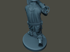 german soldier ww2 shoot crouched g4 Modelo de impresión 3D