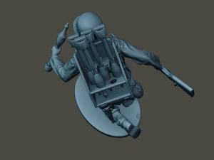 german soldier ww2 run2 g4 3D Print Model